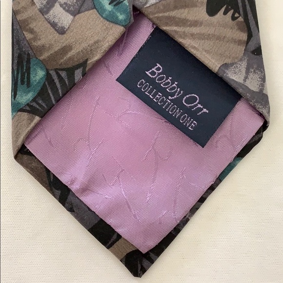 Jimmy V Necktie Bobby Orr Collection One 100% Silk - Picture 3 of 4